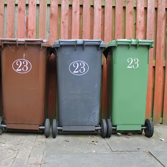 Sopkärl i olika färger