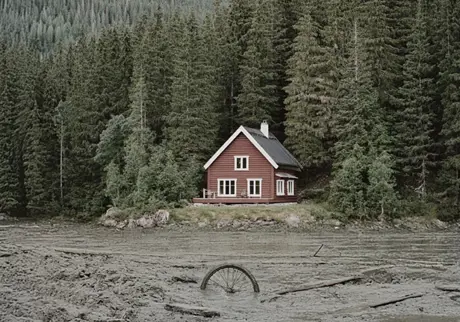 Stuga vid Sumpmark Träsk